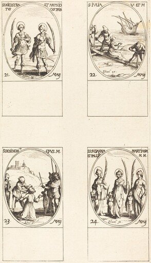 Sts. Nicostratus and Anthiocus; St. Julia; St. Desiderius; Sts. Susanna, Palladia, and Martiana