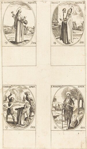 St. Barnabas, Apostle; St. Honofrius; St. Anthony of Padua; St. Basil the Great