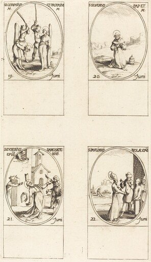Sts. Gervase & Protase; St. Silverius; St. Eusebius of Samosata; St. Paulinus of Nola