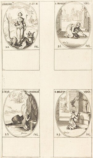 St. Margaret of Antioch; St. Praxedes; St. Mary Magdalene; St. Bridget of Sweden