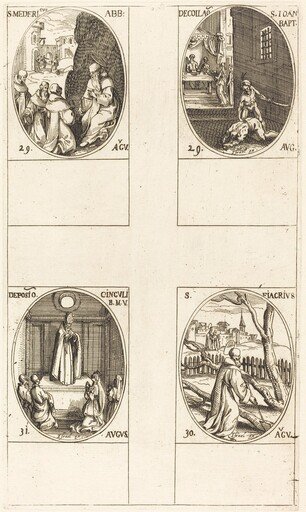 St. Mederic, Abbot; Beheading of John the Baptist; St. Fiacre; Festival of the Belt of the Virgin