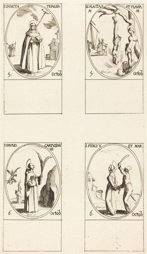 St. Theresa; St. Placidus and Flavia; St. Bruno; St. Faith
