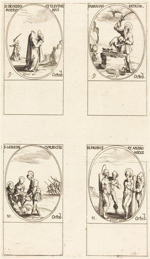 St. Dionysius, Rusticus & Eleutherius; St. Abraham; St. Gereon & Companions; Sts. Probus &  Andronichus