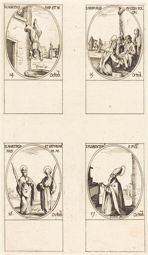 St. Calixtus; St. Hedwiges; Sts. Martinian and Saturian; St. Florentinus