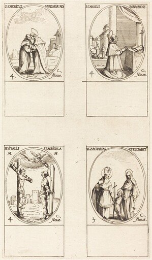 St. Emeric; St. Charles Borromeo; St. Vitalis & Agricola; Sts. Zachary & Elizabeth