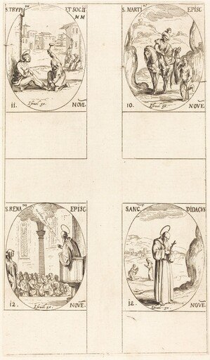 St. Martin; St. Tryphon and Companions; St. Renatus; St. Didacus