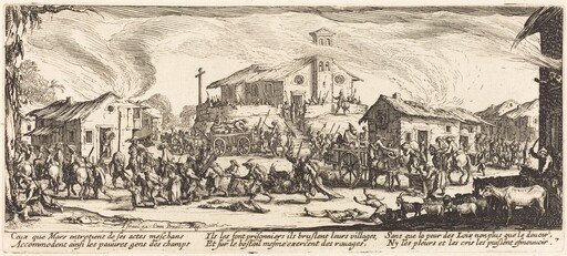 Plundering and Burning a Village