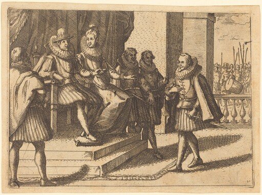 King and Queen in Consultation about the Turks