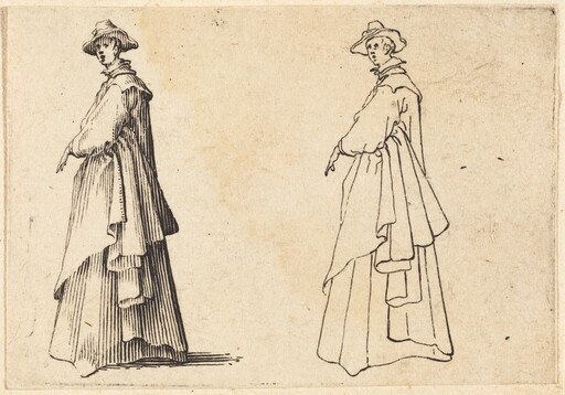 Lady in a Large Coat