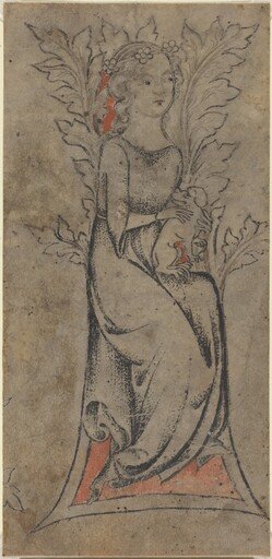 Seated Girl with a Dog