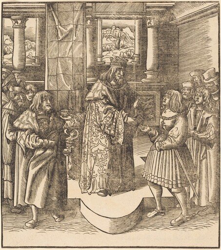 The Old White King Sending His Messengers to Portugal