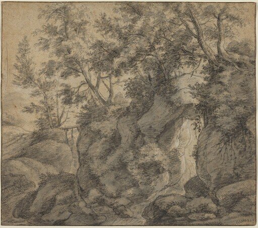 Landscape with a Wooded Ravine