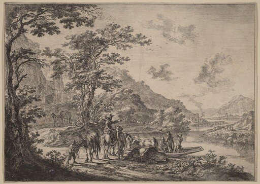 View of the Tiber in the Campagna