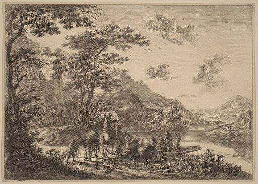 View of the Tiber in the Campagna