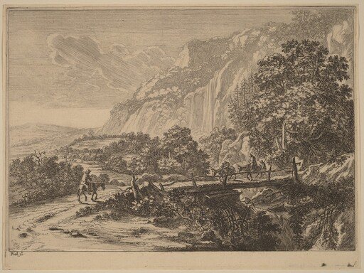 The Wooden Bridge at Sulmona near Tivoli