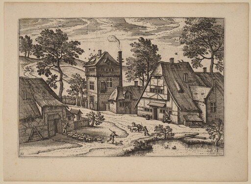 Village with Pond