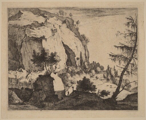 Rocky Landscape with Fir: pl.4