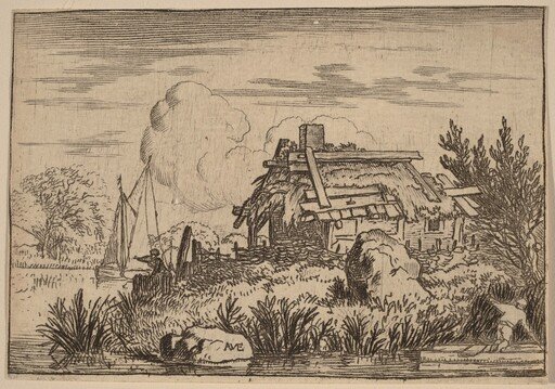 Ruined Cottage, Surrounded by Water