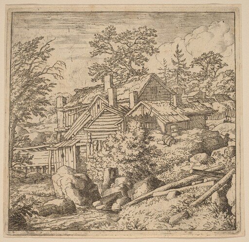 Hamlet on a Mountain Side