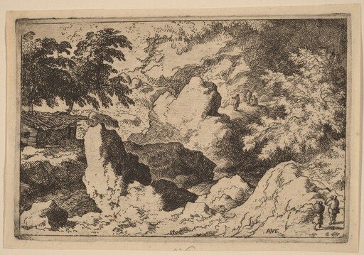 Three Men on a Rock