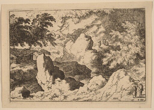 Three Men on a Rock