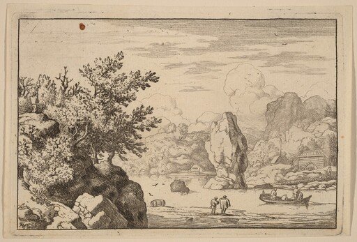 Rock in the Middle of a River