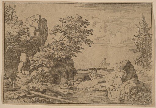 Horseman on a Bridge