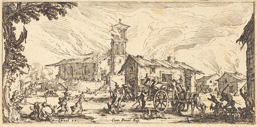 Ravaging and Burning a Village