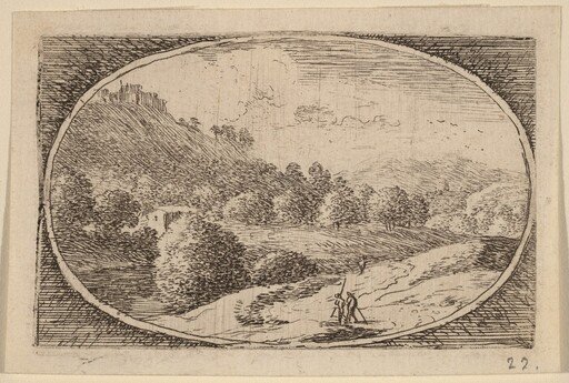 Two Men Carrying Staffs