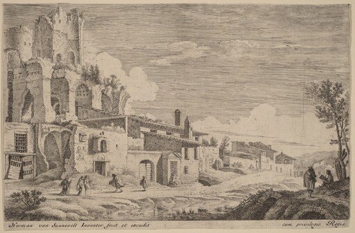 Landscape with an Artist Sketching