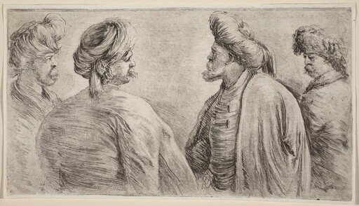 Four Turks Wearing Turbans