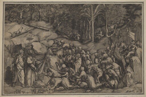 Moses Striking the Rock