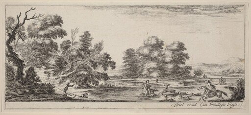 Landscape with Deer Hunt
