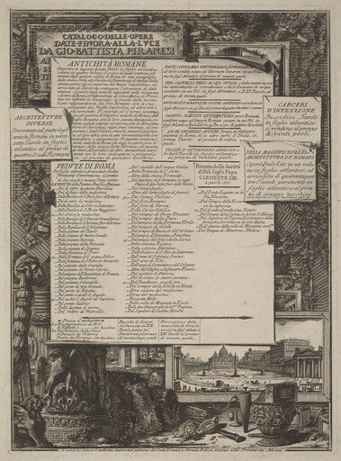 Catalogo delle Opere