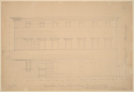 Palazzo Pollini, Siena, Attributed to Peruzzi