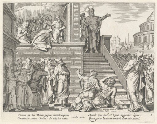 Saint Peter Speaks to the People about Christ