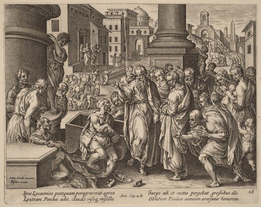 Saint Paul Heals the Lame Man at Lystra