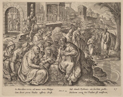 Saint Paul Speaks to the Women of Philippi by a River