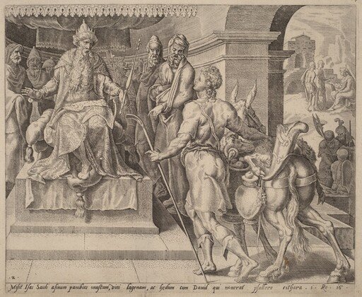 David Bringing Presents from His Father to Saul