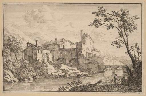 Houses at the Side of a River