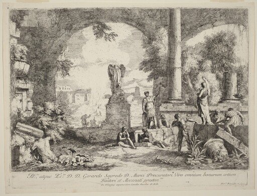 Landscape with Classical Ruins