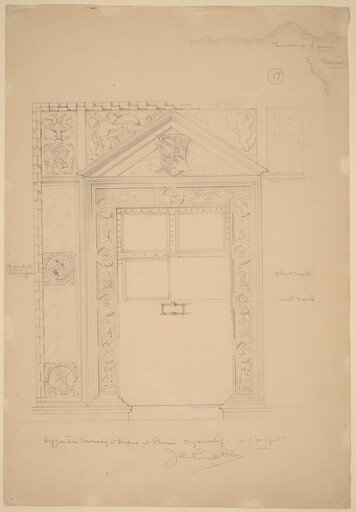 Byzantine Doorway with Duomo, Rimini