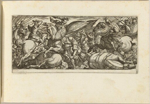 Battle between Cavalry and Infantry