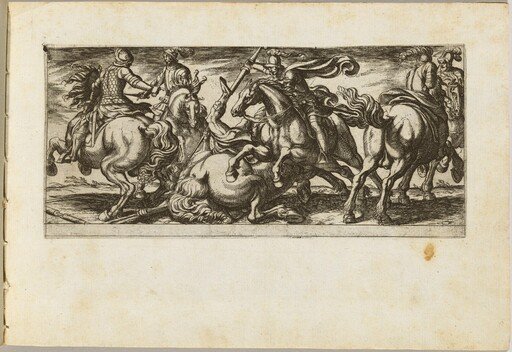 Six Cavalrymen in Combat