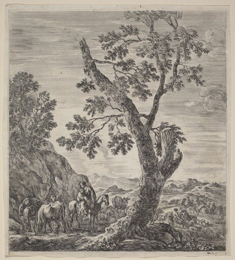 Peasant Woman on Horseback with a Child in Her Arms