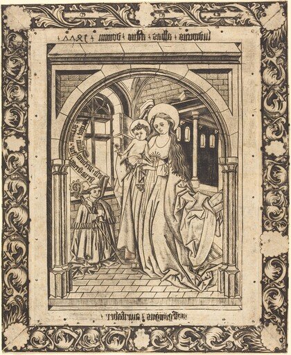 The Madonna and Child with the Abbot Ludwig von Churchwalden