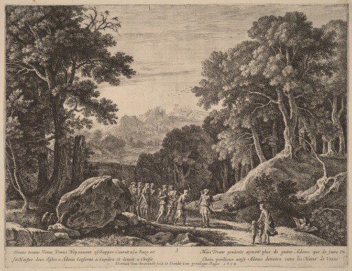 Venus Offering Diana a Choice between Cupid and Adonis