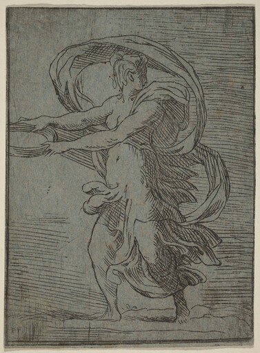 Woman Carrying a Tray