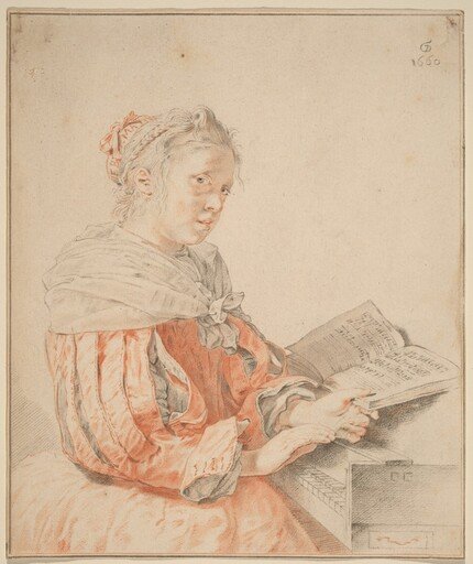 Young Girl at the Keyboard