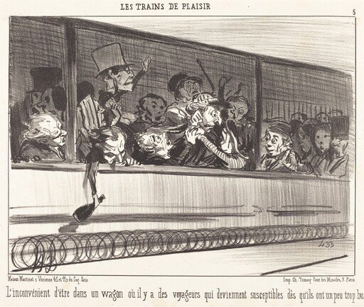 L'Inconvénient d'être dans un wagon...